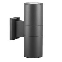 Светильник садово-парковый Feron "Техно Акцент" DH0702 220В 2хЕ27 60Вт Серый IP54 260х155х90мм картинка 